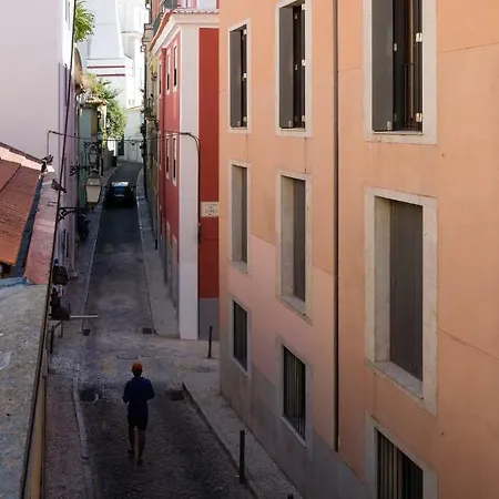 Principe Real In Quiet Street Lisbon